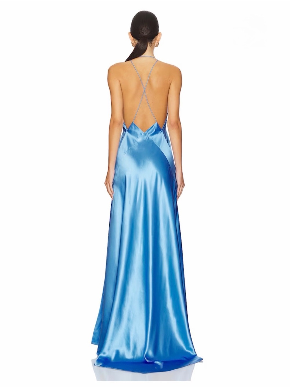 Michael Lo Sordo Alexandra Silk-Satin Gown Size Us 2 — image 5 of 8